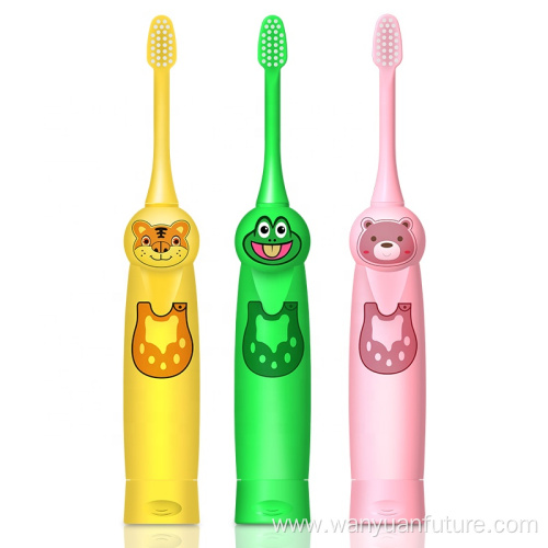 Factory price Baby Toothbrush Battery Operated Toothbrush For Kids flashing Toothbrush